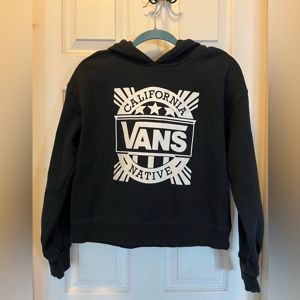 Vans black hoodie XS / used